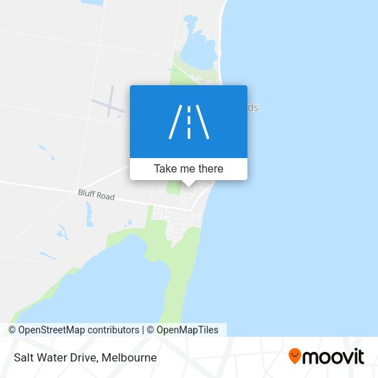 Salt Water Drive map