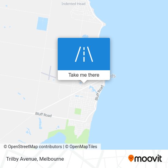 Trilby Avenue map