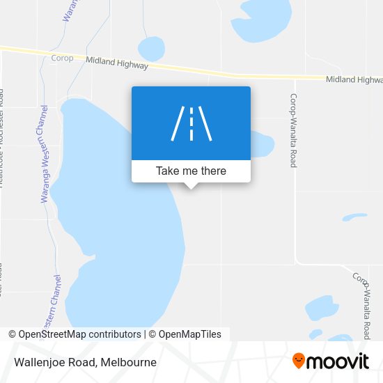 Wallenjoe Road map