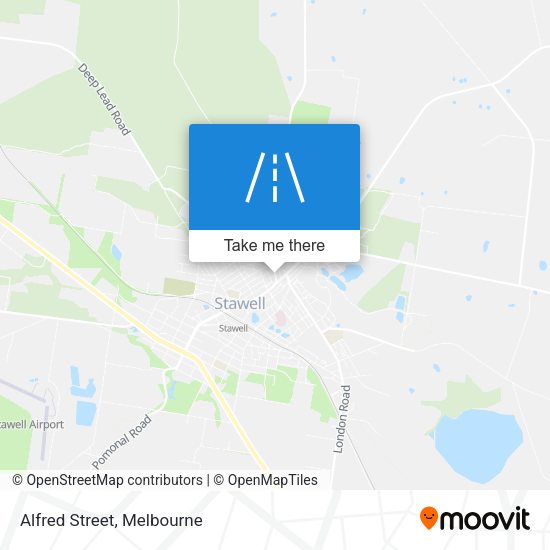 Alfred Street map