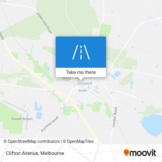 Clifton Avenue map