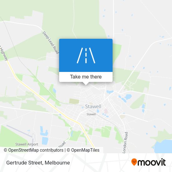 Gertrude Street map