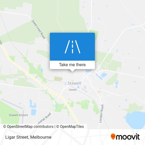 Ligar Street map