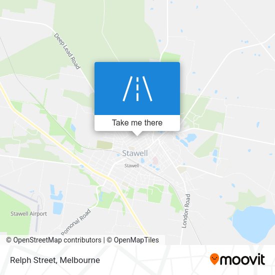 Relph Street map