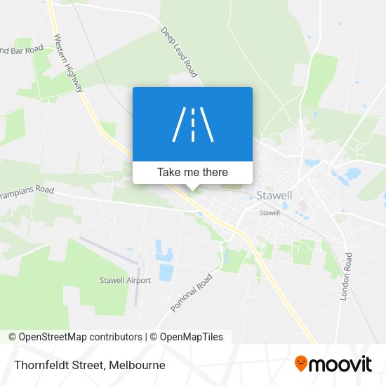 Thornfeldt Street map