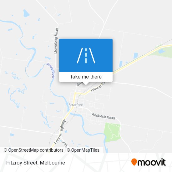 Fitzroy Street map