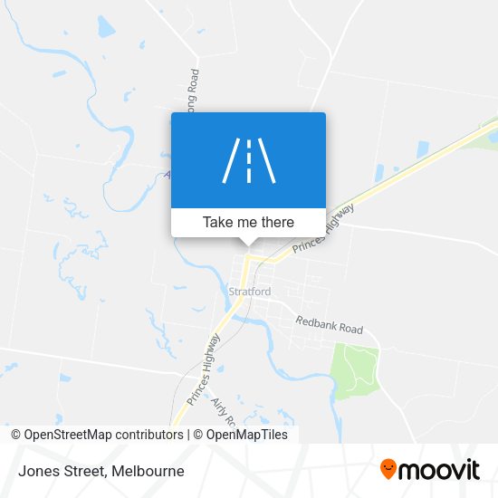Jones Street map