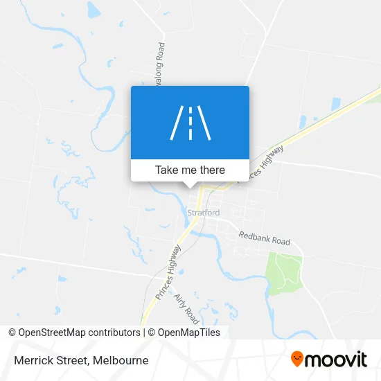 Mapa Merrick Street