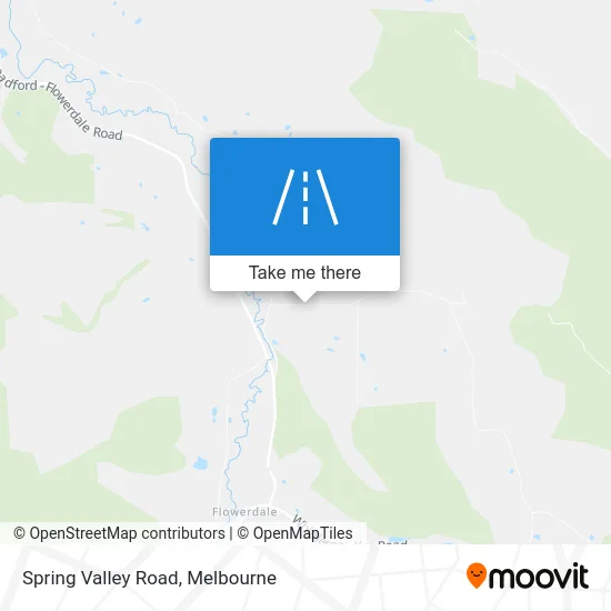 Mapa Spring Valley Road