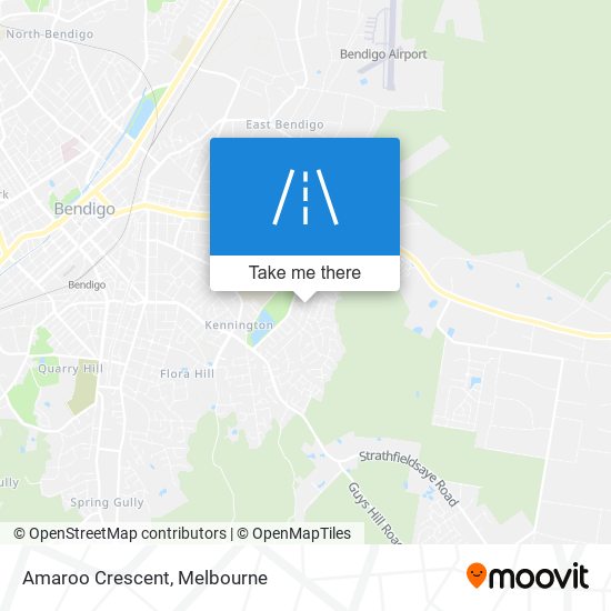 Amaroo Crescent map