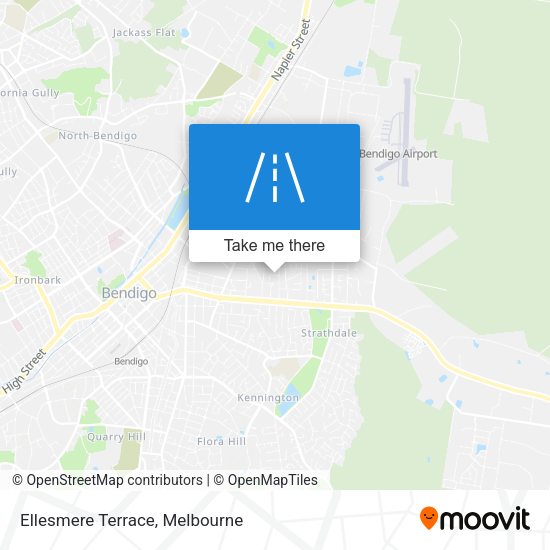Ellesmere Terrace map