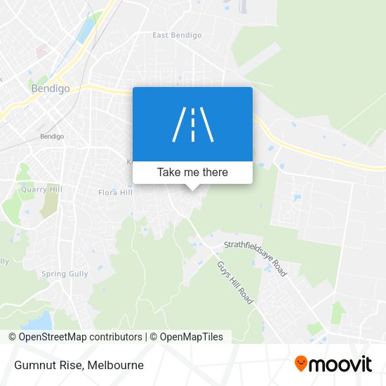 Gumnut Rise map