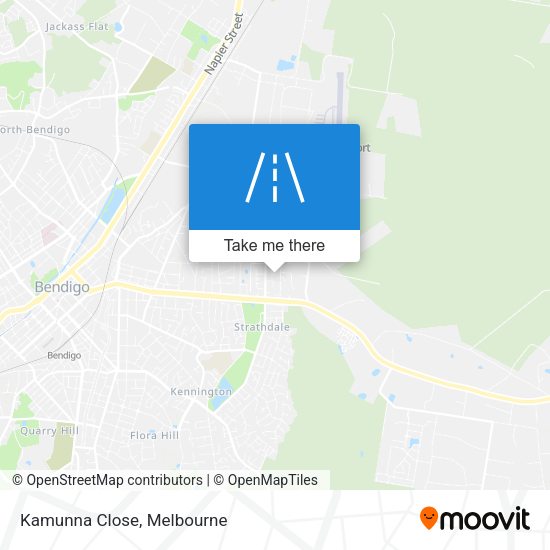 Kamunna Close map