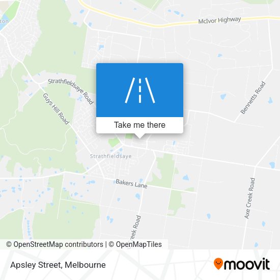 Apsley Street map