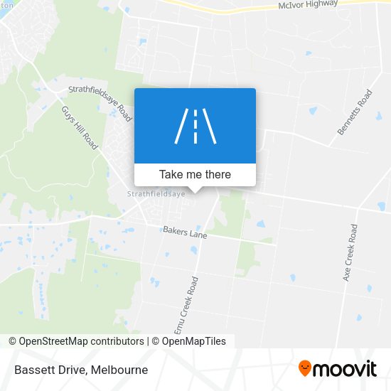 Bassett Drive map
