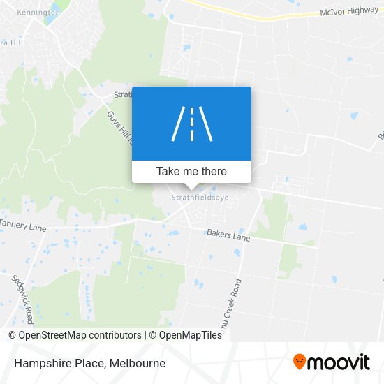 Hampshire Place map