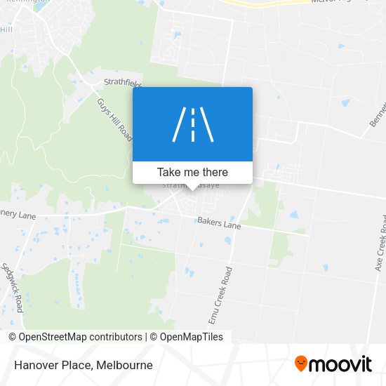 Hanover Place map