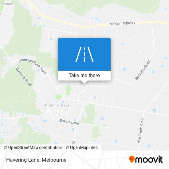 Havering Lane map