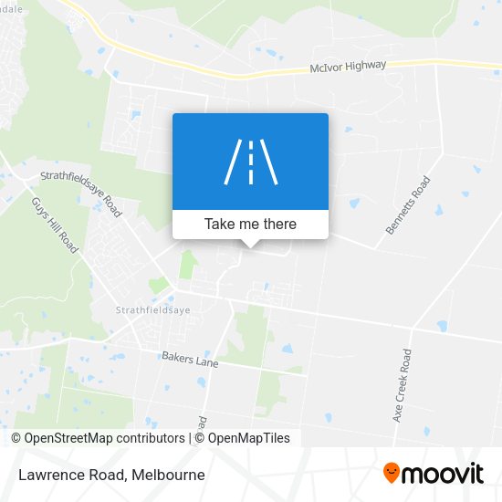 Lawrence Road map