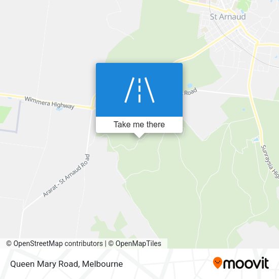 Queen Mary Road map
