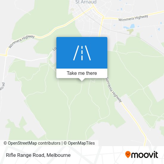 Rifle Range Road map