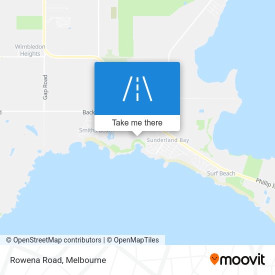 Rowena Road map