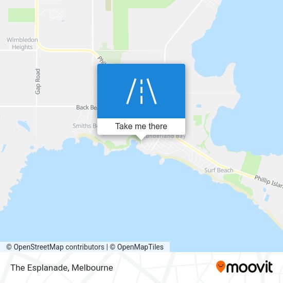 The Esplanade map