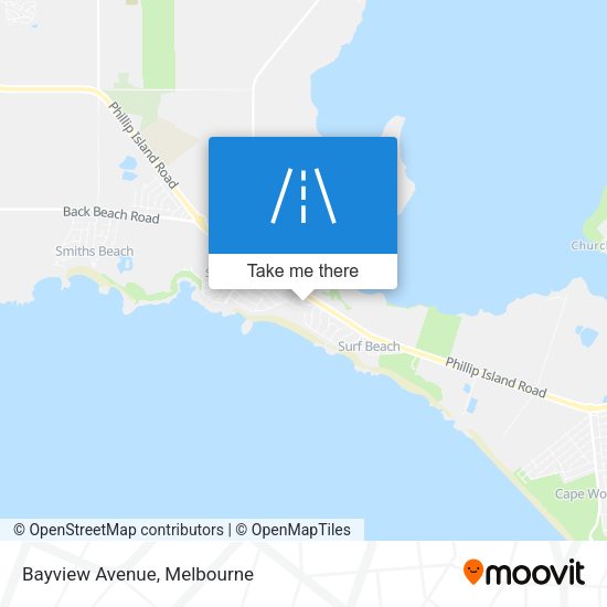 Bayview Avenue map