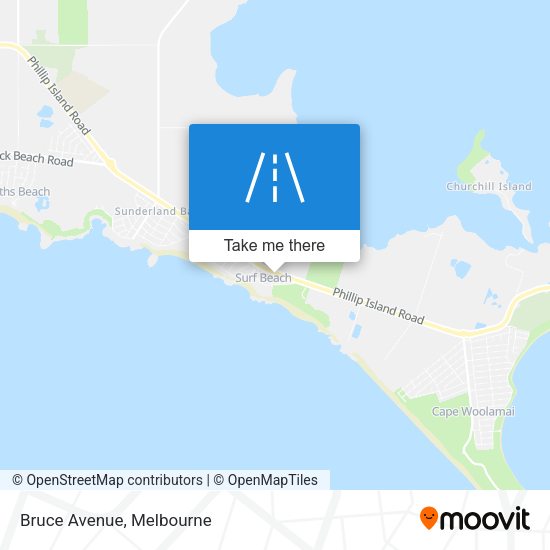 Bruce Avenue map