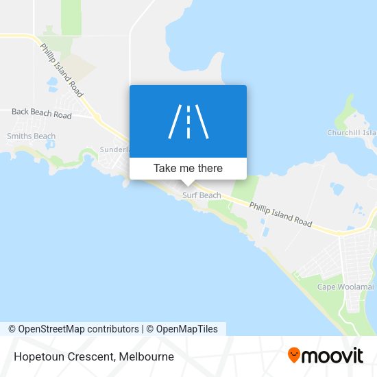 Hopetoun Crescent map