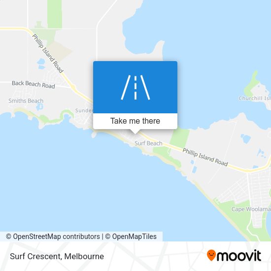 Surf Crescent map