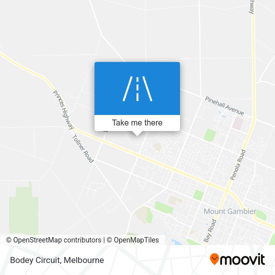 Bodey Circuit map