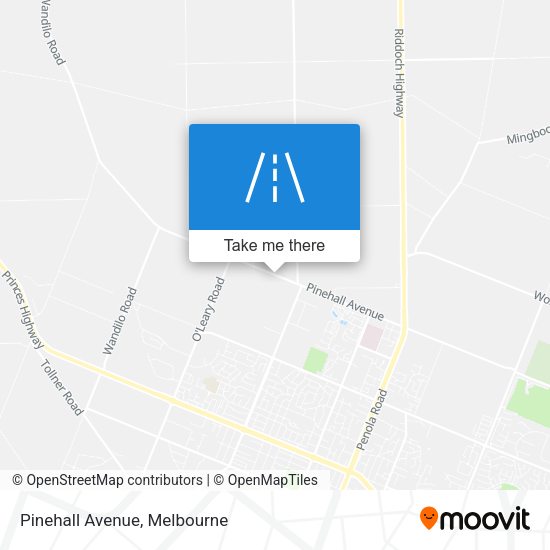 Pinehall Avenue map