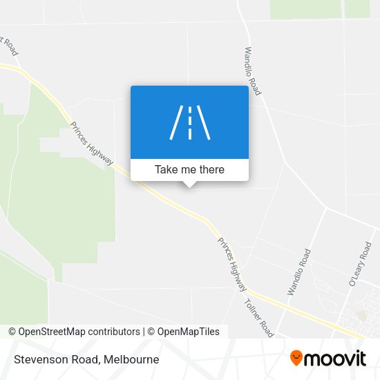 Stevenson Road map