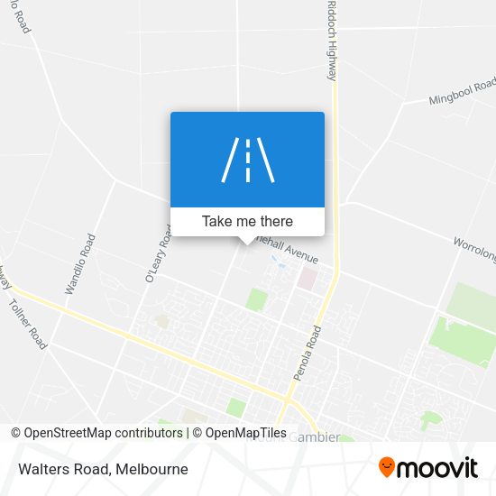 Walters Road map