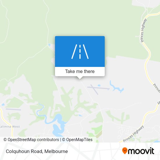 Colquhoun Road map