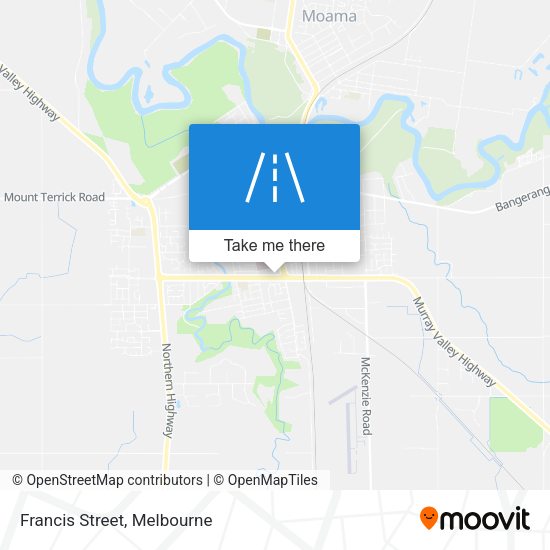 Francis Street map