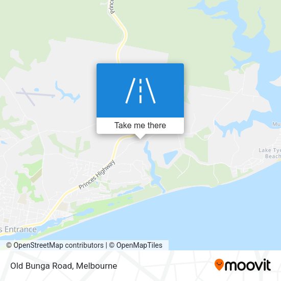 Old Bunga Road map