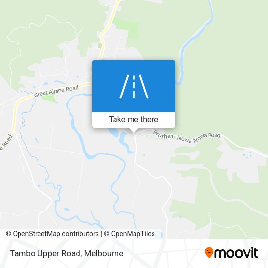 Tambo Upper Road map