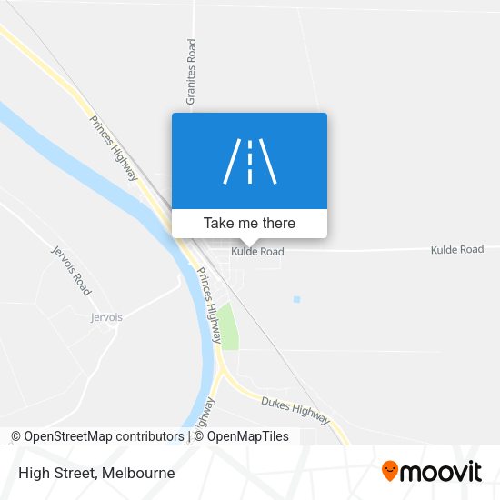 High Street map