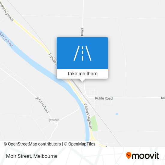 Moir Street map