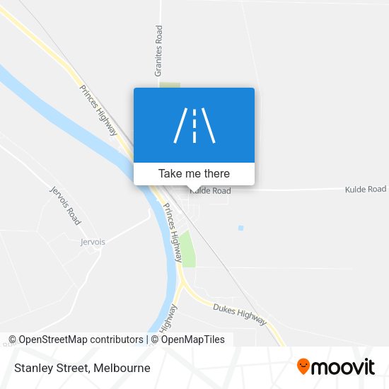 Stanley Street map