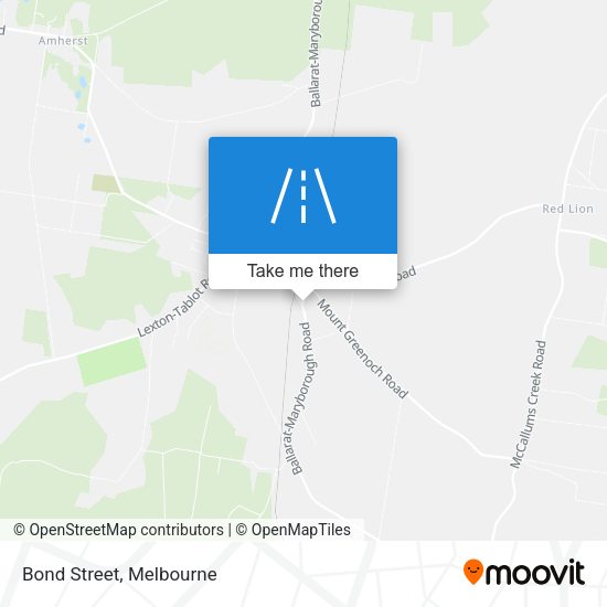 Bond Street map
