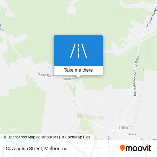 Cavendish Street map