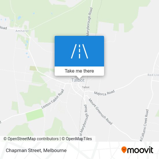 Chapman Street map