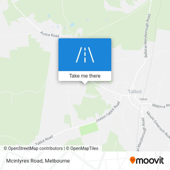 Mcintyres Road map
