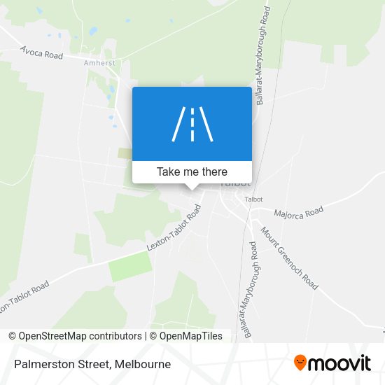 Palmerston Street map