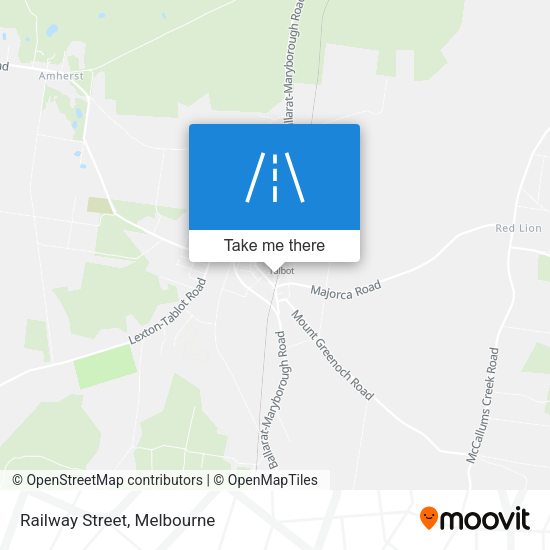 Railway Street map