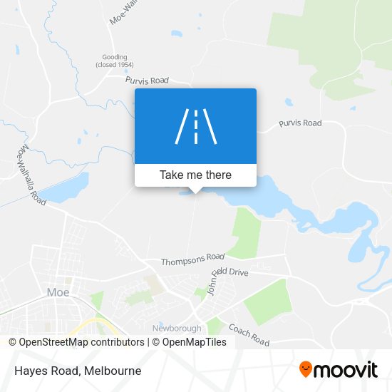 Hayes Road map