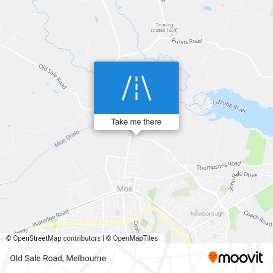 Old Sale Road map